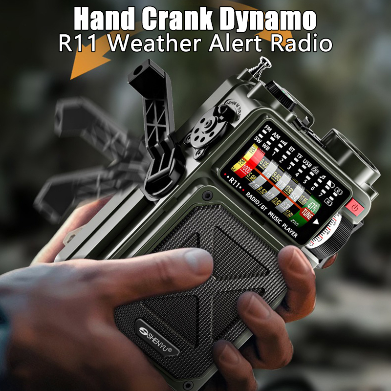 Emergency Radio Solar - Radio Solar de emergencia manual con