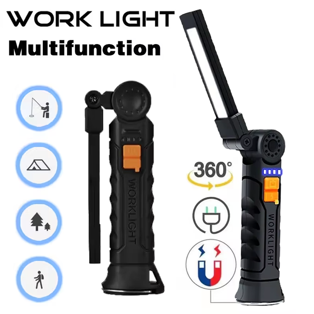 Outdoor Adventurer - Linterna LED COB portátil, linterna recargable