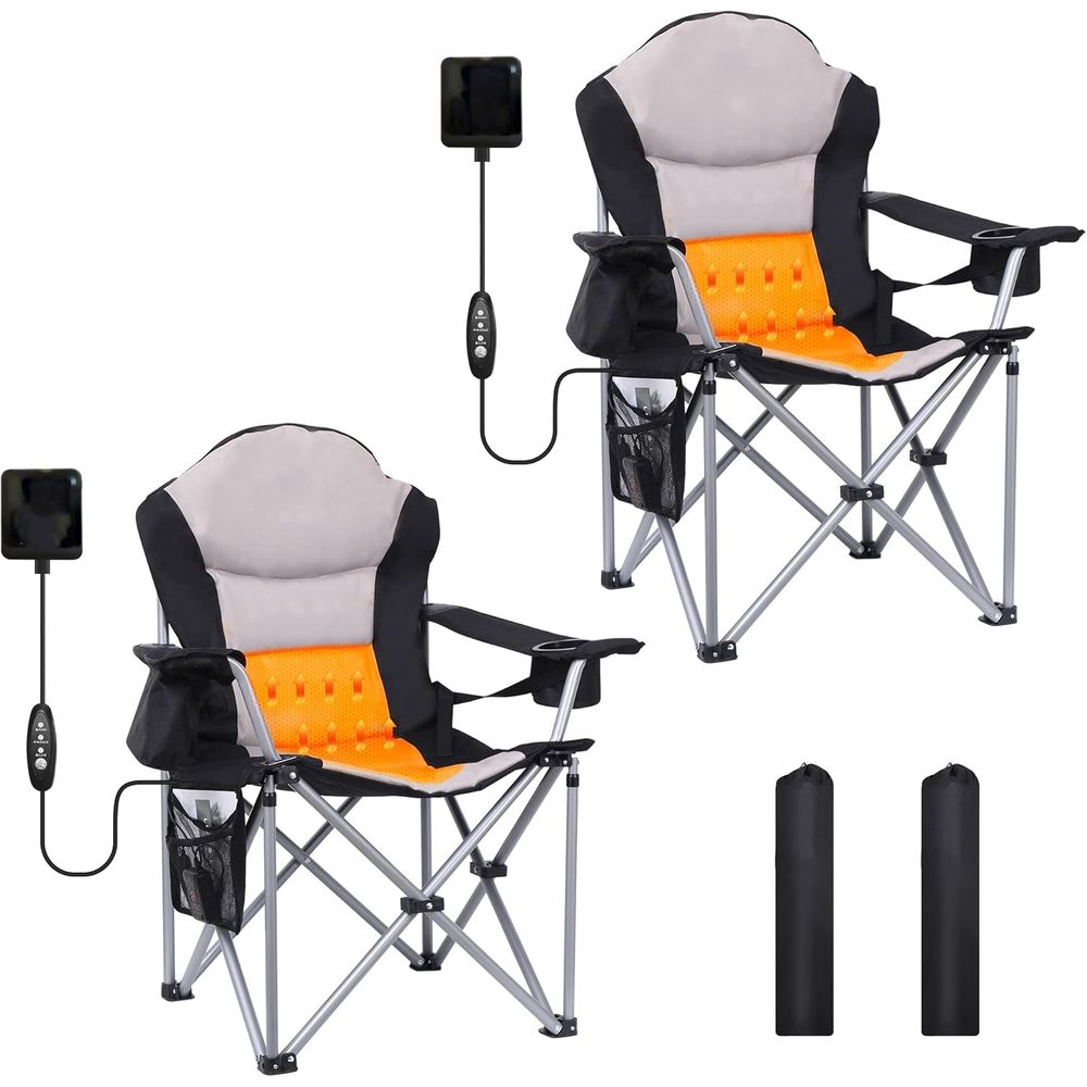Outdoor Adventurer - Juego de 2 Sillas Portátiles con