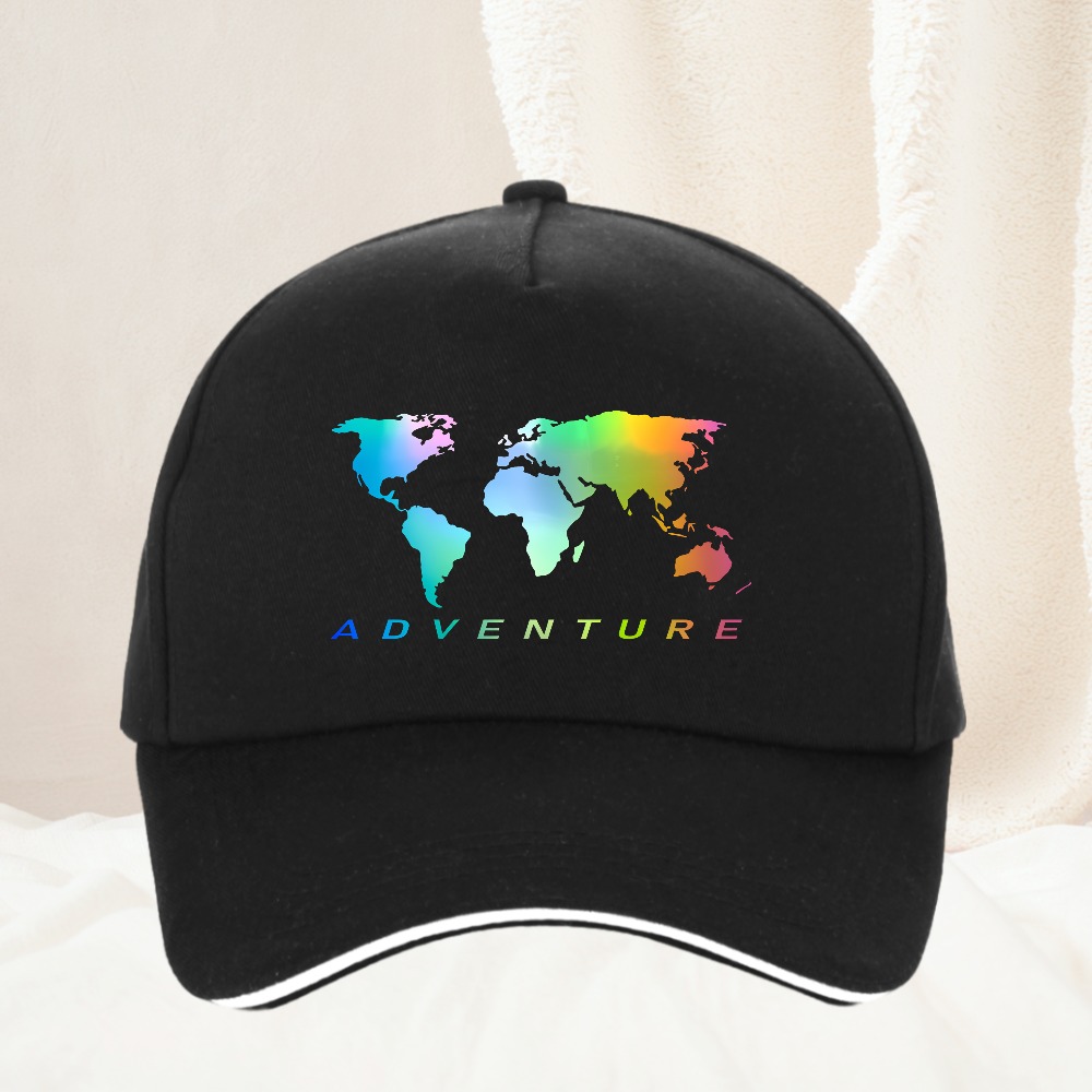 Outdoor Adventure World - Gorra de béisbol con estampado de