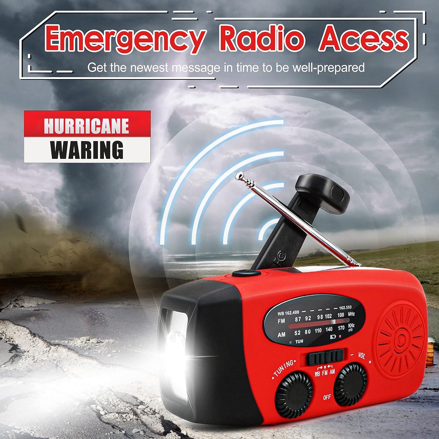 Generador Multifuncional de Ma - Emergency Radio Solar reseña y precio