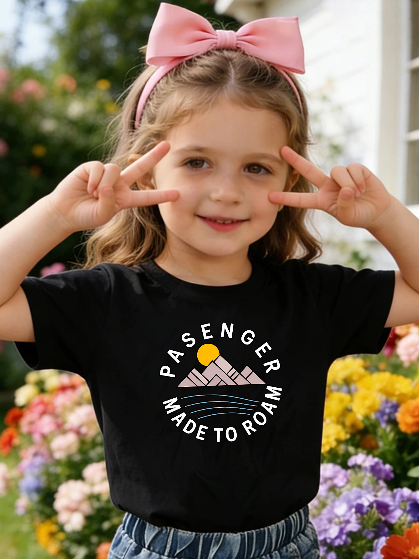 Camiseta Infantil con Estampad - Outdoor Adventure Girl reseña y precio