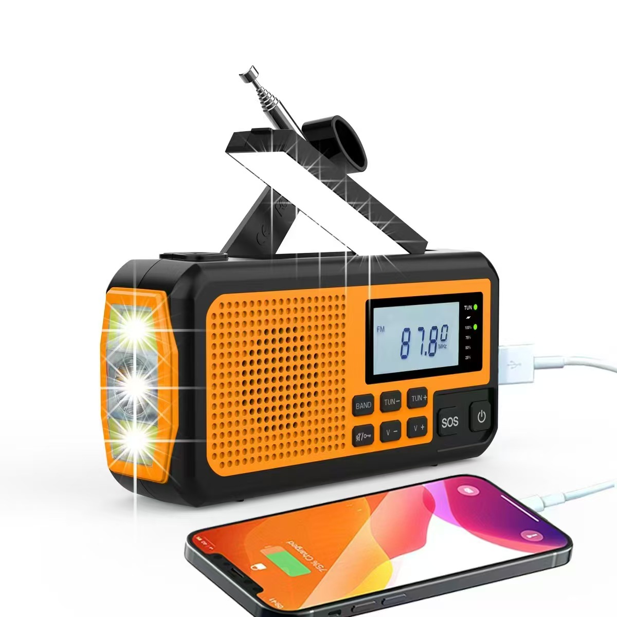 Para regalo de Navidad español - Emergency Radio Solar reseña y precio