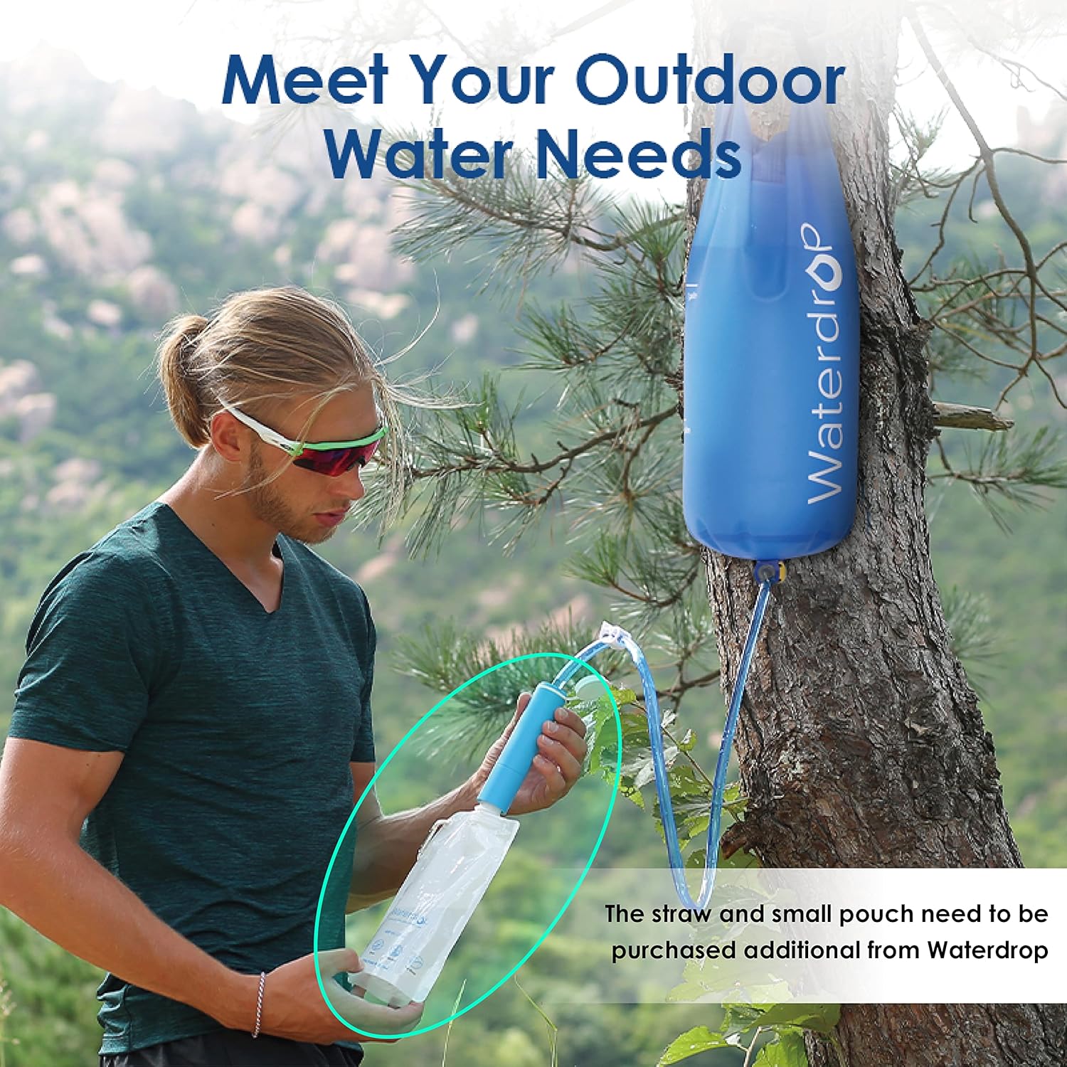 Bolsa de agua Waterdrop Gravit - Water Filter Straw reseña y precio