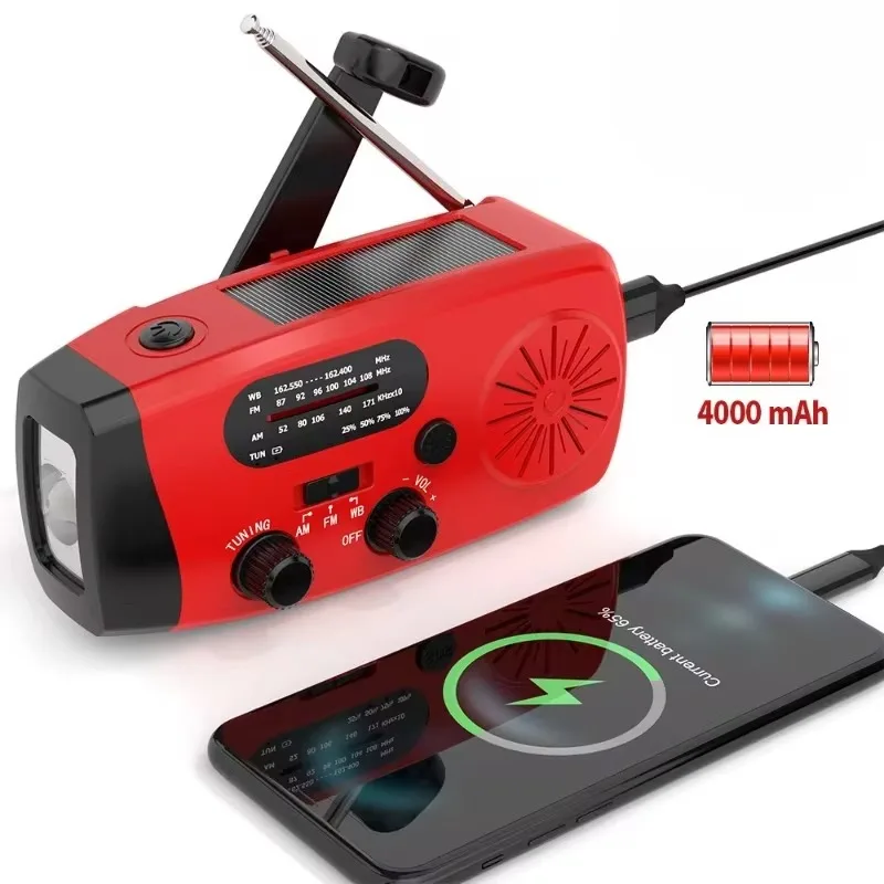 Linterna de emergencia para ex - Emergency Radio Solar reseña y precio