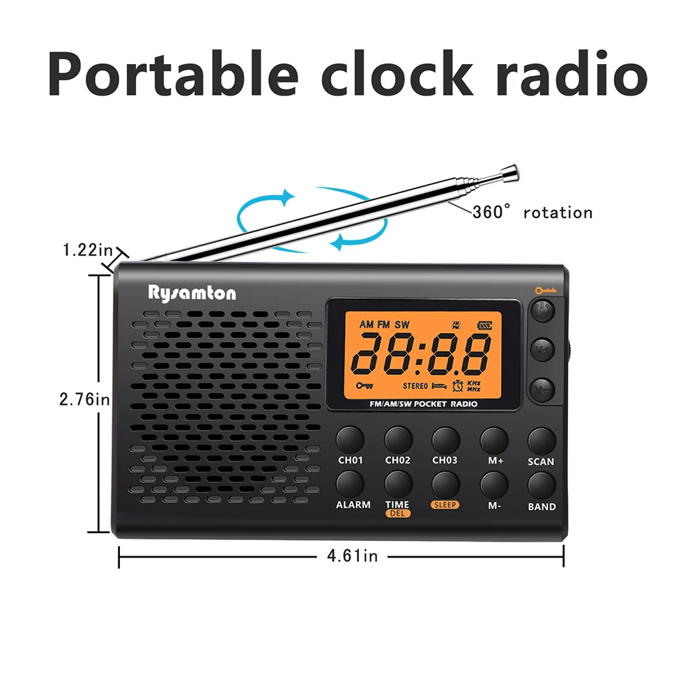 Radio portátil con batería, Ra - Emergency Radio Solar reseña y precio