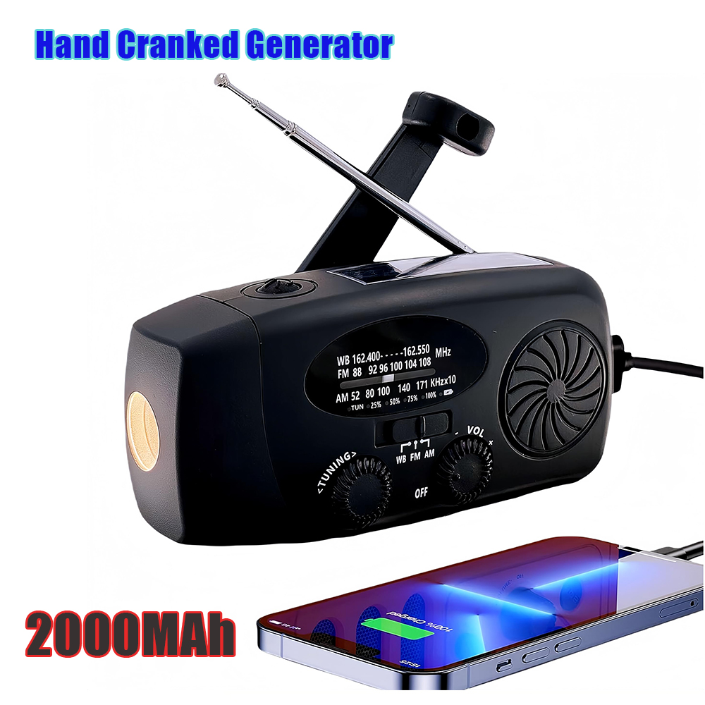 Manivela portátil multifuncion - Emergency Radio Solar reseña y precio